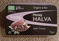 Mängden socker i Honey Halva with cocoa