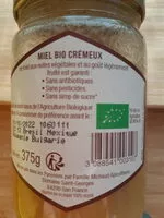 Mängden socker i Miel bio crémeux