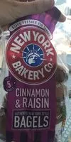 Mängden socker i Cinnamon and raisin bagels
