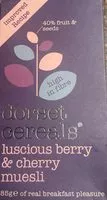 Mängden socker i Luscious berry and cherry muesli