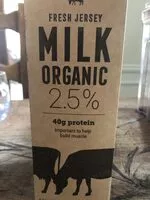 Mängden socker i Jersey Dairy Organic 2.5% Milk