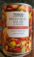 Mängden socker i Mixed Bean Salad in Vinaigrette