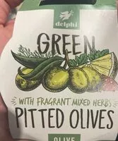 Mängden socker i Green pitted olives