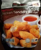 Mängden socker i Premium chicken tenders