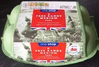 Mängden socker i 6 free range medium eggs