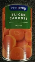 Mängden socker i Sliced carrots