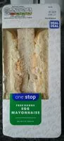 Mängden socker i Egg mayonnaise sandwich