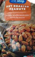 Mängden socker i Dry roasted peanuts