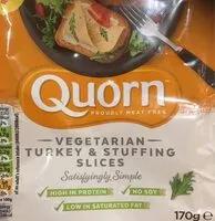 Mängden socker i Vegetarian Turkey and Stuffing Slices