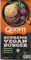 Mängden socker i Supreme Vegan Burger