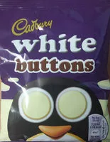 Mängden socker i Cadbury buttons chocolate pieces white chocolate