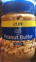 Mängden socker i Peanuts butter
