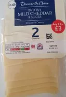 Mängden socker i British Mild Cheddar