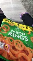 Mängden socker i Onion rings