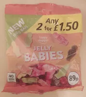 Mängden socker i Jelly Babies