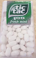 Fresh mint tic tac sweets