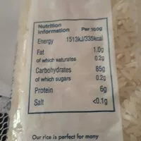 Mängden socker i Everyday long grain rice