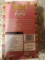 Mängden socker i Mother Africa cocoyam fufu flour