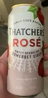 Mängden socker i Thatchers Rosé cider
