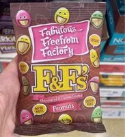 Mängden socker i Chocovered & candee coated peanuts