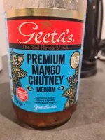 Mängden socker i Geeta's Premium Mango Chutney