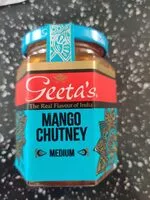 Mängden socker i geetas mango chutney
