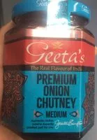 Mängden socker i Premium onion chutney