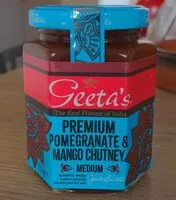 Mängden socker i Pomegranate & Mango chutney