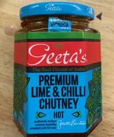 Mängden socker i Premium lime & chilli chutney