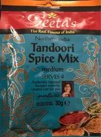 Mängden socker i Tandoori Spice Mix