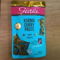 Mängden socker i Korma Curry Paste