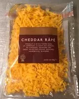 Mängden socker i Cheddar rapé