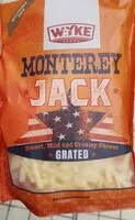 Mängden socker i Monterey Jack - sweet, mild and creamy cheese - grated