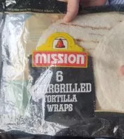 Mängden socker i 6 CHARBRILLED TORTILLA WRAPS