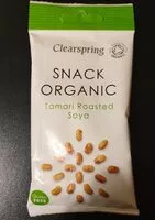 Mängden socker i Snack Organic Tamari Roasted Soya