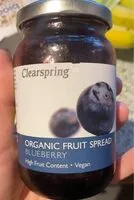 Mängden socker i Organic blueberry spread