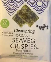 Mängden socker i Black pepper toasted nori snack