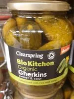 Mängden socker i Bio kitchen organic gherkins