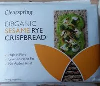 Mängden socker i Sesame crispbread