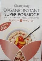 Mängden socker i Super Porridge aux Sésame