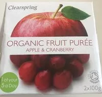 Mängden socker i Compote organic fruit Apple & Cranberry