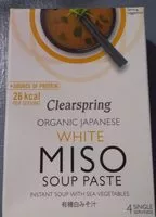 Socker och näringsämnen i Clearspring organic japanese