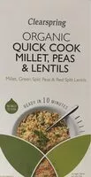 Mängden socker i Quick cook organic mijo, guisantes y lentejas