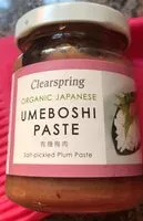 Mängden socker i Umeboshi paste