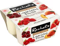 Mängden socker i Organic Luscious Fruits Naturally Bio-Live Yogurt 4 x (440g)