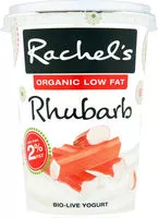 Mängden socker i Rachel's Organic Rhubarb bio-live yogurt