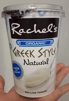 Mängden socker i Rachel's Organic Greek Style Natural yogurt