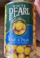 Mängden socker i Boiled chickpeas in salted water