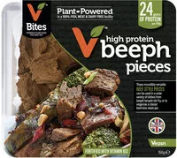 Mängden socker i Vegan Plant-Based Meat Free Bistro Beef Chunks