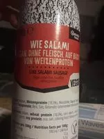 Mängden socker i WIE SALAMI